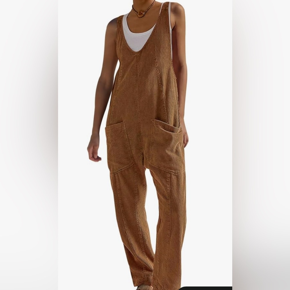 Women's Corduroy Jumpsuit/Overalls